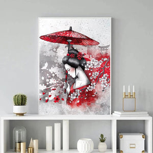 Tableau | Geisha moderne